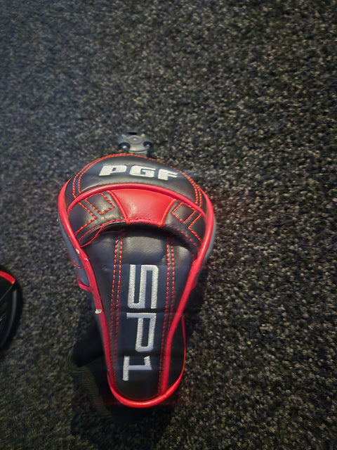PGF Status SP1 headcover showing cosmetic wear