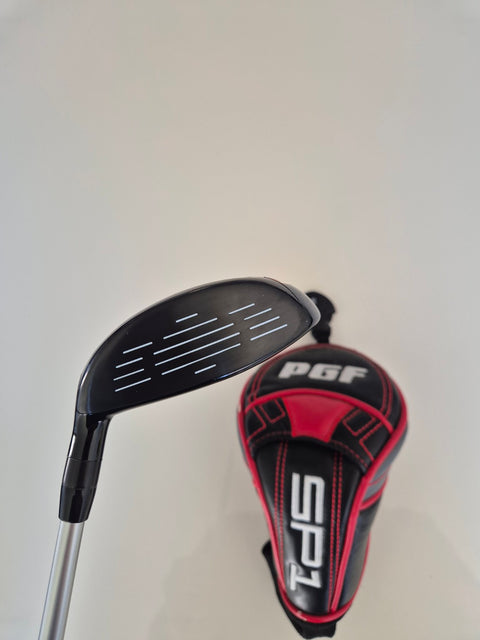 Face of used PGF Status SP1 women's right-handed 5 wood in excellent condition