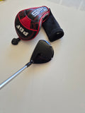Clean crown of the actual used PGF Status SP1 women's 7 wood with headcover