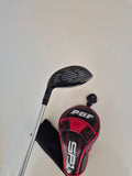 Angled view showing face markings on the used right-handed PGF Status SP1 7 wood