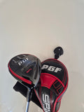 Used PGF Status SP1 women's right-handed 7 wood sole and included matching headcover