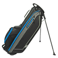 PGF Travelmate stand bag in black and blue