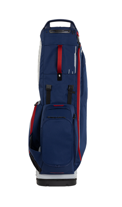 PING Hoofer 264 Stand Golf Bag | Navy/Lunar/Cherry, front view