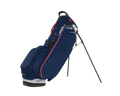 PING Hoofer 264 Stand Golf Bag | Navy/Lunar/Cherry, alternate side view with stand extended