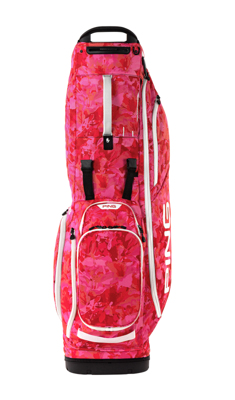 PING HooferLite 264 Stand Golf Bag | Azalea, front view