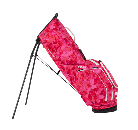 PING HooferLite 264 Stand Golf Bag | Azalea, left-side view