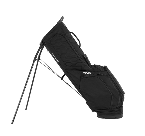 PING HooferLite 264 golf stand bag in Black, left-side view