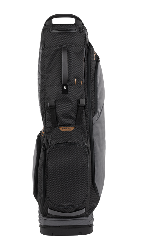 PING HooferLite 264 Stand Golf Bag | Carbon/Iron/Copper, front view