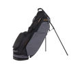PING HooferLite 264 Stand Golf Bag | Carbon/Iron/Copper, alternate side view with stand extended
