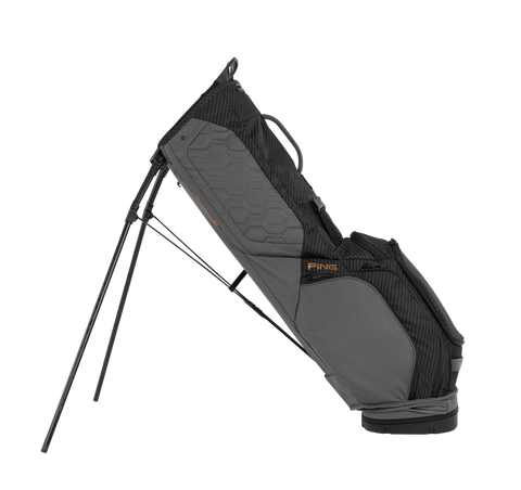 PING HooferLite 264 Stand Golf Bag | Carbon/Iron/Copper, left-side view