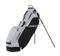 PING HooferLite 264 Stand Golf Bag | Lunar/Black, alternate side view with stand extended
