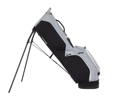 PING HooferLite 264 Stand Golf Bag | Lunar/Black, left-side view