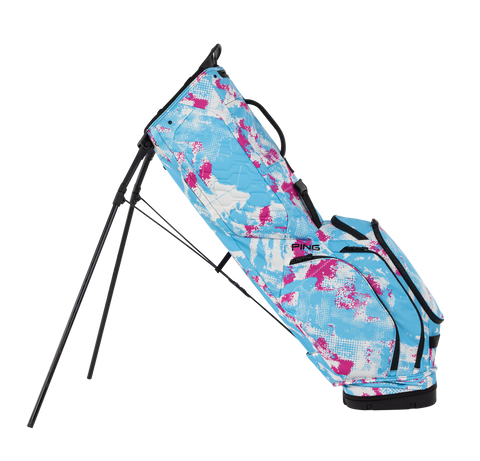 PING HooferLite 264 Stand Golf Bag | Vice Graffiti, left-side view