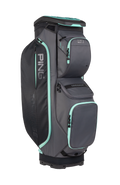 PING Traverse 244 Cart Golf Bag | Iron/Black/Aqua, product view