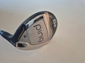 Minor cosmetic paint chip on rear edge of used PING G Le3 7 wood crown