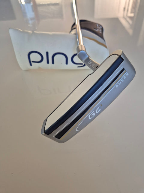 PING G Le3 Anser putter face and sole with headcover