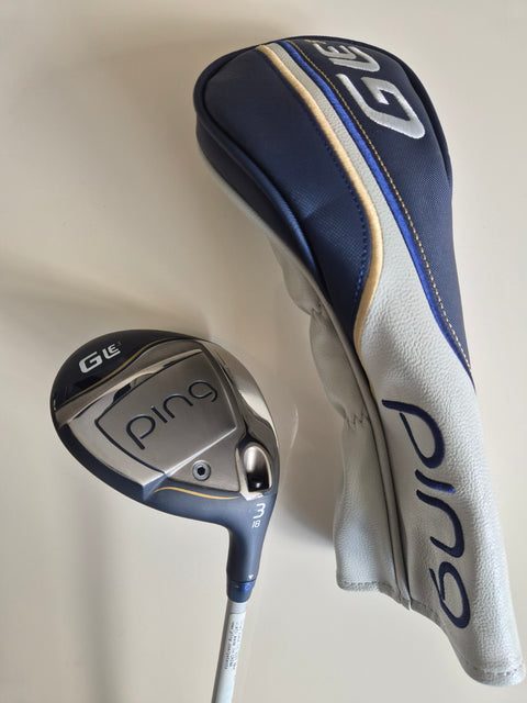 Used PING G Le3 3 wood sole with matching headcover