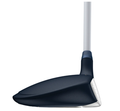 A close-up of the Ping G Le3 Women's Fairway Wood highlights its matte black finish and metallic silver face on a lightweight shaft, set against a plain white background.