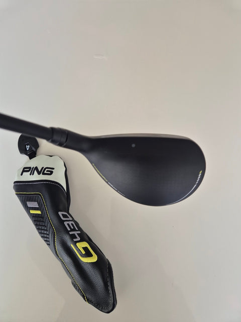 Crown of used PING G430 4 hybrid in good to very good condition