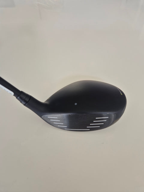 PING G430 MAX left-handed 3 wood crown at address