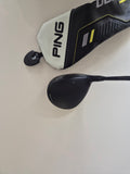 PING G430 MAX left-handed 3 wood crown and headcover