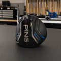 Used PING G440 SFT 10.5 degree driver head on a Golf 360 workshop bench