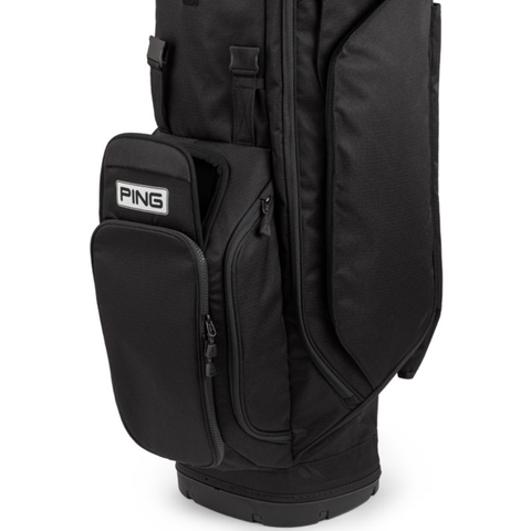 PING Hoofer 231 Stand Golf Bag in Black, pocket detail