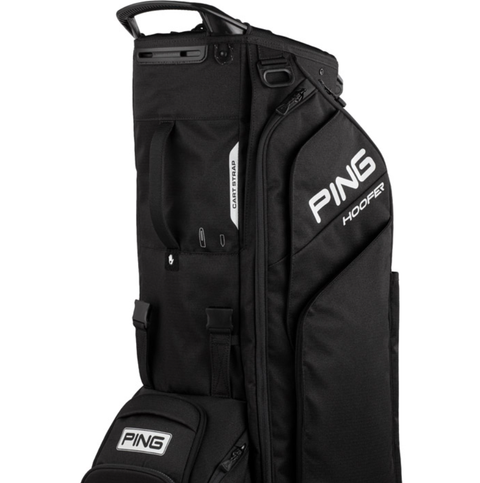 PING Hoofer 231 Stand Golf Bag in Black, upper pocket detail