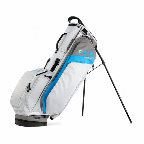 PING Hoofer 231 Stand Golf Bag – Light Grey/Blue/Graphite