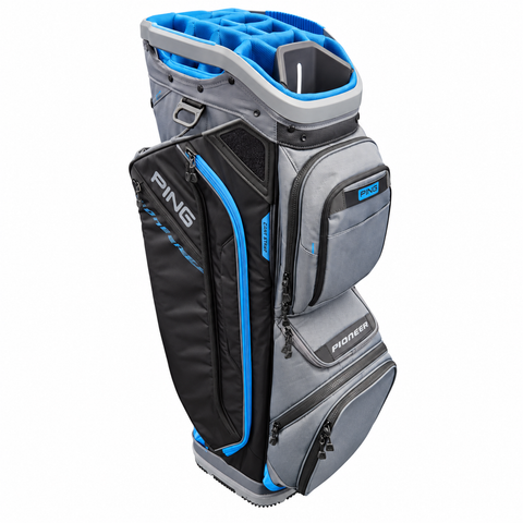 PING Pioneer 244 Iron/Black/Mali Blue – opposite side pockets