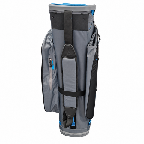 PING Pioneer 244 Iron/Black/Mali Blue – rear and shoulder strap