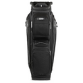 The Ping Pioneer 244 Golf Cart Bag in black is shown upright with multiple zippered pockets and compartments, displaying the Ping and Pioneer 244 labels—a premium choice for golfers in New Zealand.
