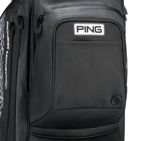 PING Pioneer Monsoon Cart Bag | Black/Grey