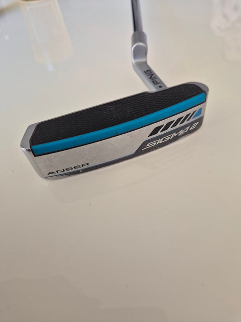 PING Sigma 2 Anser sole markings on the used putter in fair condition