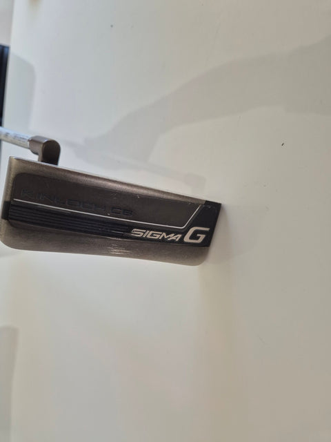 Sole showing Sigma G Kinloch CB model markings and visible cosmetic wear