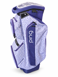 PING Traverse 244 cart golf bag in Galactic Lilac, right side view on a white background