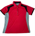 Pin High Charla Ladies Polo Watermelon Grey Mirage Black S