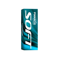 A teal box of Pinnacle Soft White Golf Balls by Pinnacle stands upright on a white background, featuring bold white SOFT text and PINNACLE RECOVERY PACK on the front with a wavy design, highlighting the soft feel golf balls inside.