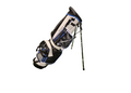 Prosimmon Smartplay Golf Stand Bag in Grey/Royal Blue/White with stand extended