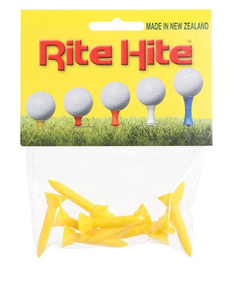 Packet of Yellow Rite Hite Golf Tees