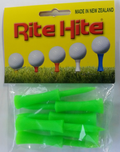 Packet of Lime Rite Hite Golf Tees