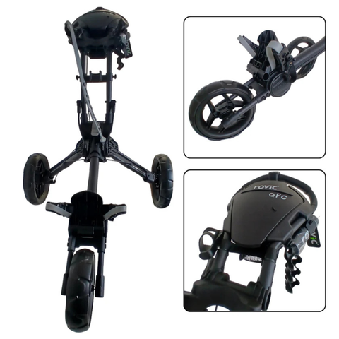 Rovic QFC Compact Trundler | Charcoal/Black