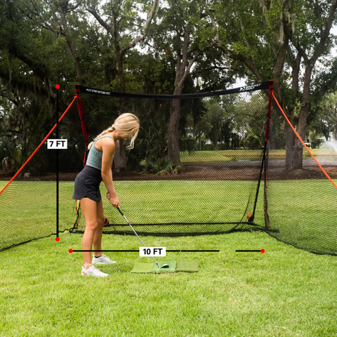 Rukket SPDR Portable Driving Range Net with Tri Turf