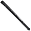 A black Scotty Cameron grip with a textured pattern and bold white SCOTTY CAMERON lettering, perfect for your high-MOI mallet or the Scotty Cameron Long Design Phantom 11 Putter.