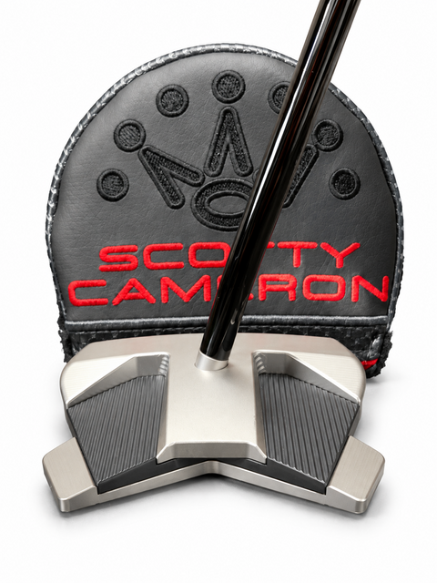 Scotty Cameron Phantom 11R OC Putter Left Hand 35 inch - rear alignment and matching headcover view