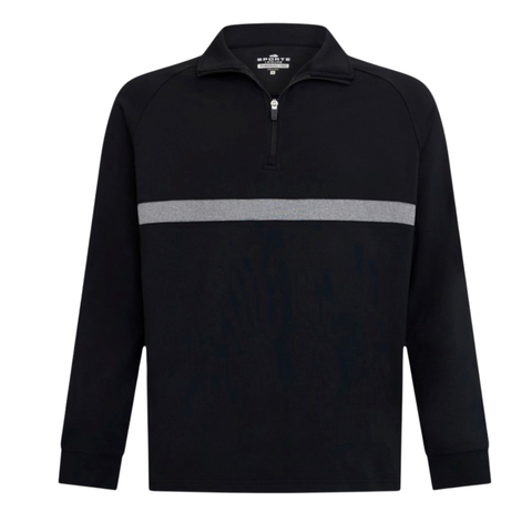 Sporte Leisure Baseline ¼ Zip Men's Pullover | Black/Grey