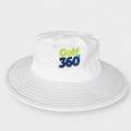 White Sporte Leisure Golf 360 Tech Sun Hat with wide brim