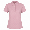Sporte Leisure women's Palrose golf polo with a tiny floral-dot print, front view