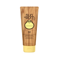 Sun Bum SPF 50+ Lotion Tube (177ml) features broad-spectrum protection in a brown and yellow tube with a monkey logo and wood-grain design. Reef-friendly and perfect for sun protection from the trusted Sun Bum brand.