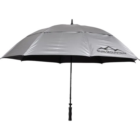 Sun Mountain 68" UV Umbrella | Silver/Black